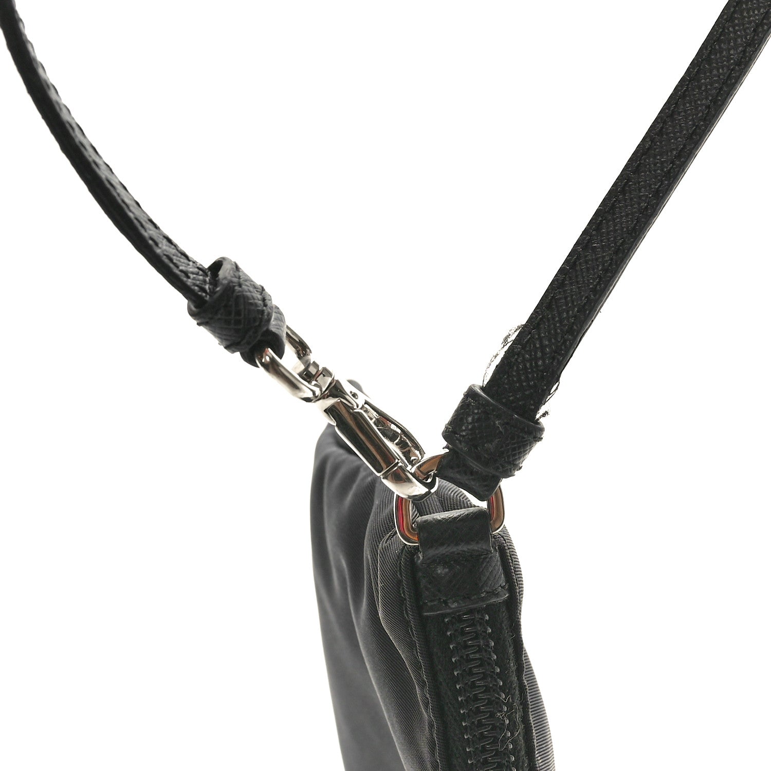 Prada Re-Nylon Vela Pouch Black 6 of 6