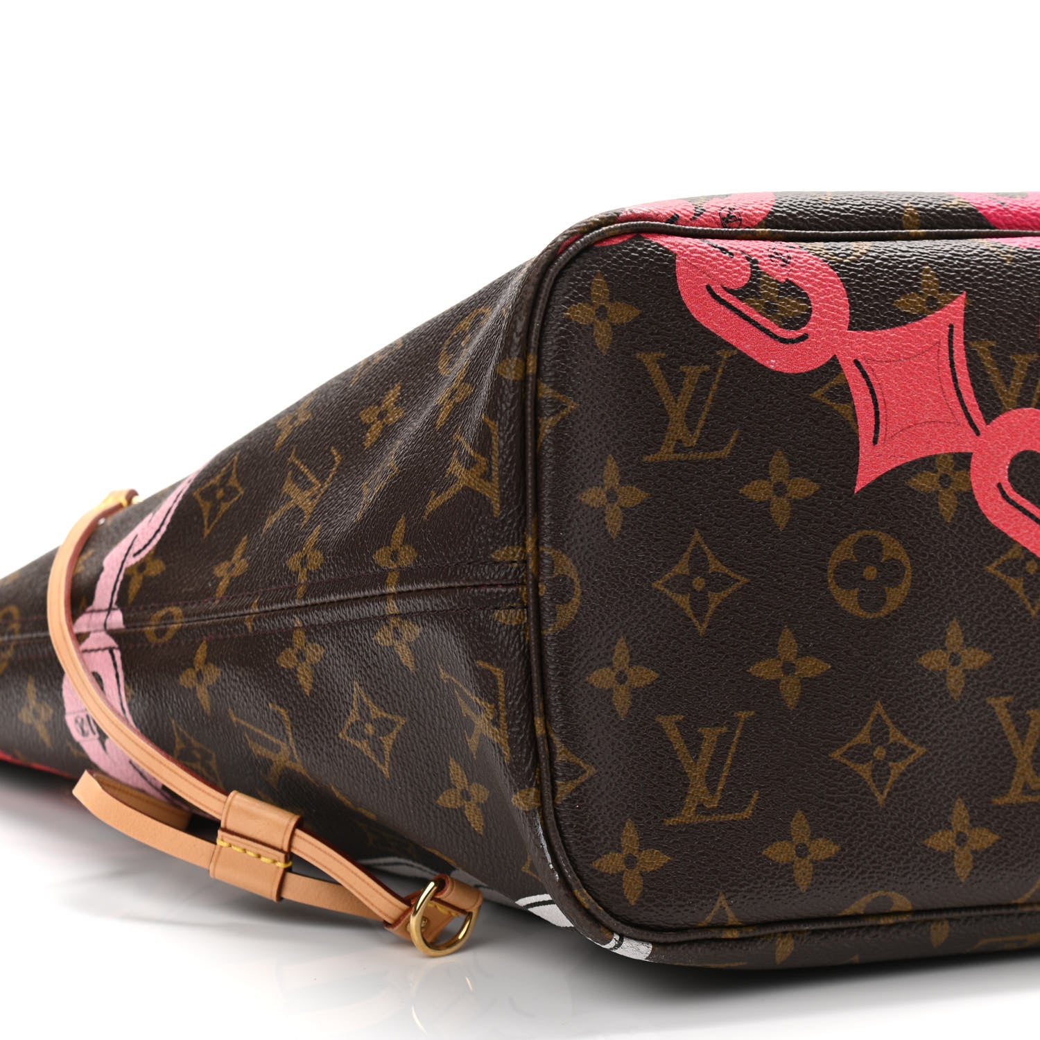 Louis Vuitton Monogram Bay Neverfull MM Rose Ballerine Poppy 6 of 11