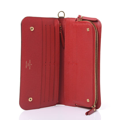 Louis Vuitton Damier Ebene Insolite Wallet Red 4 of 9