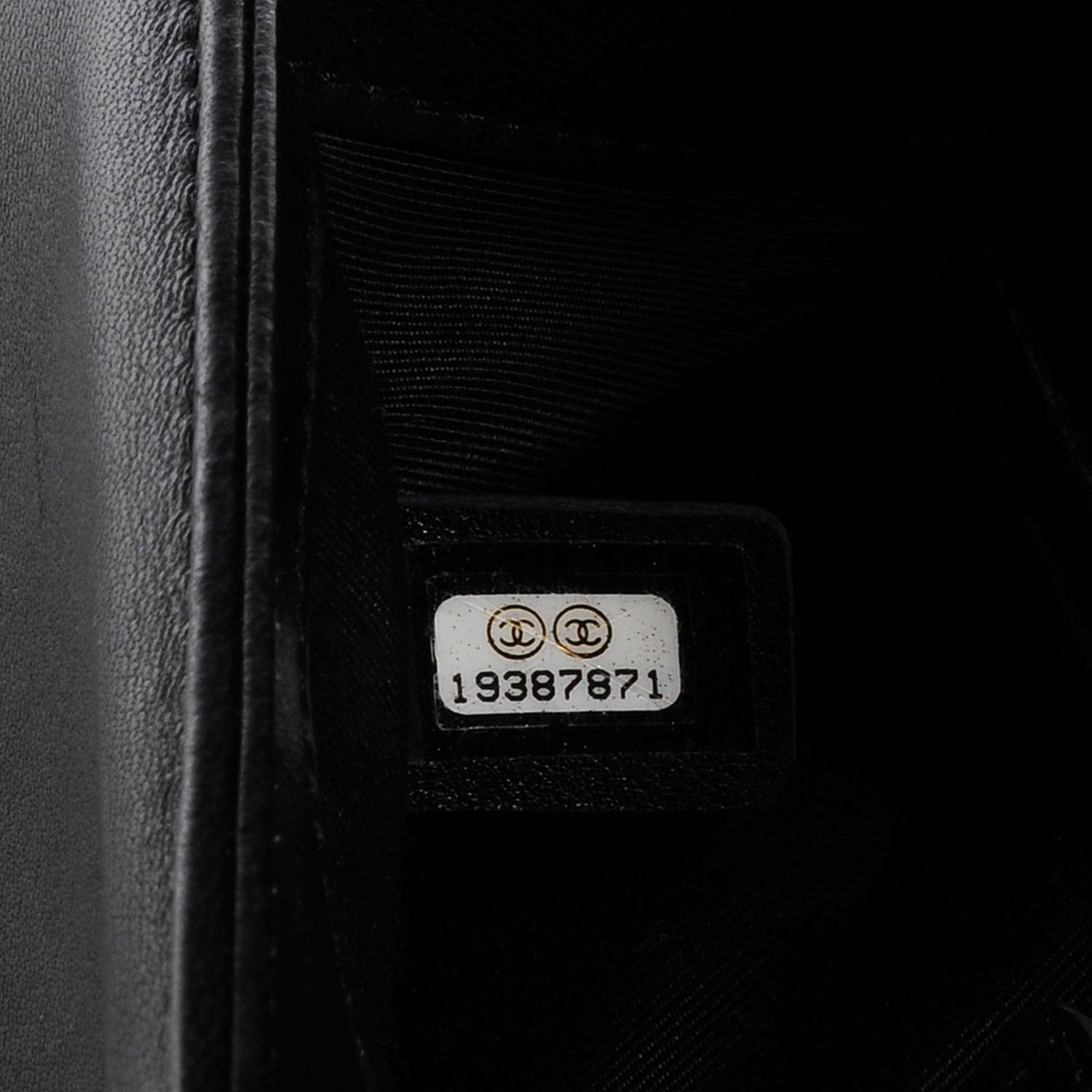 Chanel Lambskin Quilted Small Boy Flap Black 7 of 8