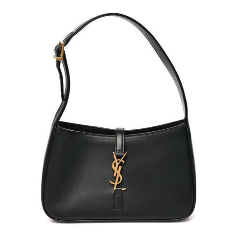 Smooth Calfskin Le 5 A 7 Hobo Black