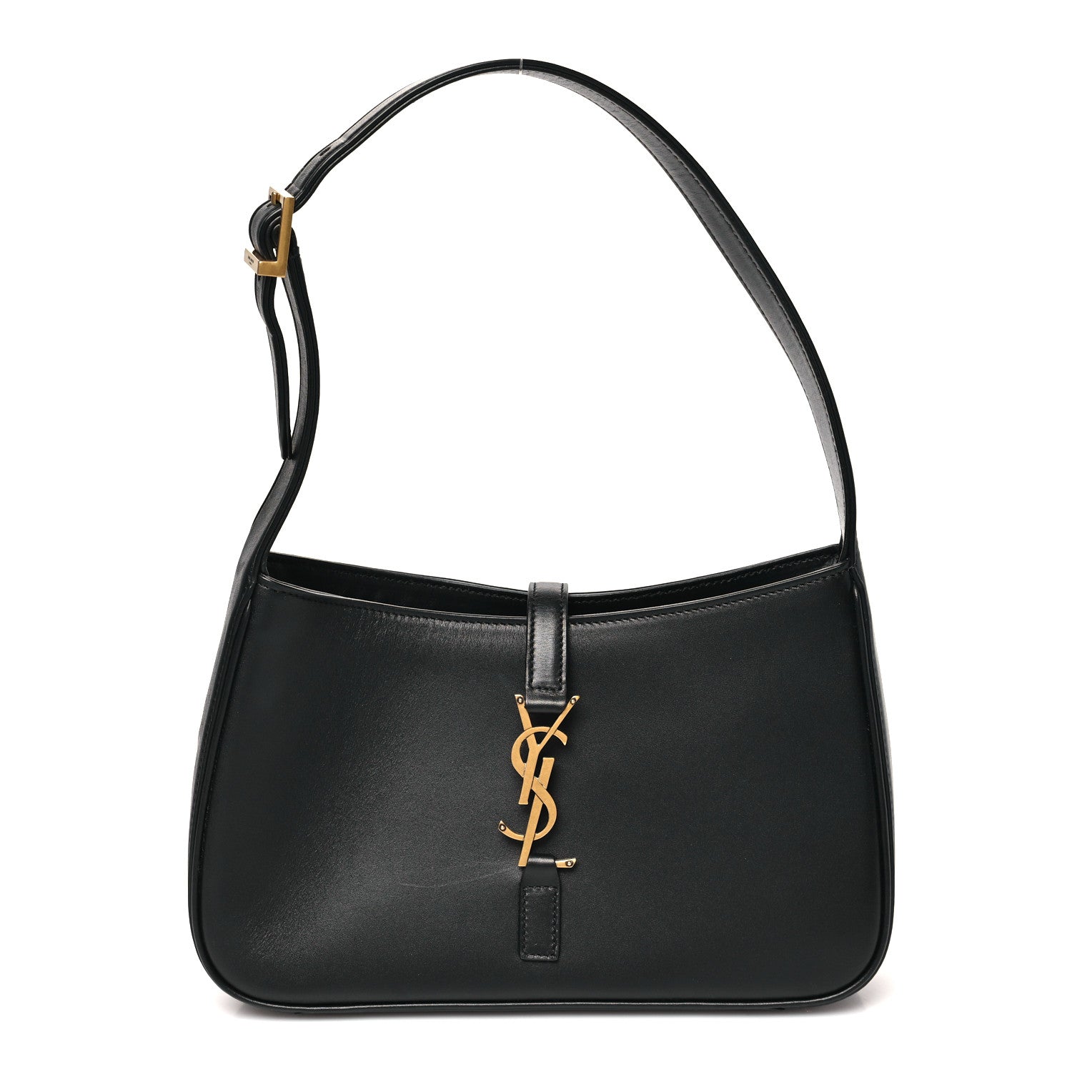 Saint Laurent Smooth Calfskin Le 5 A 7 Hobo Black 1 of 10
