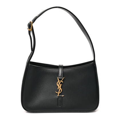 Saint Laurent Smooth Calfskin Le 5 A 7 Hobo Black 1 of 10