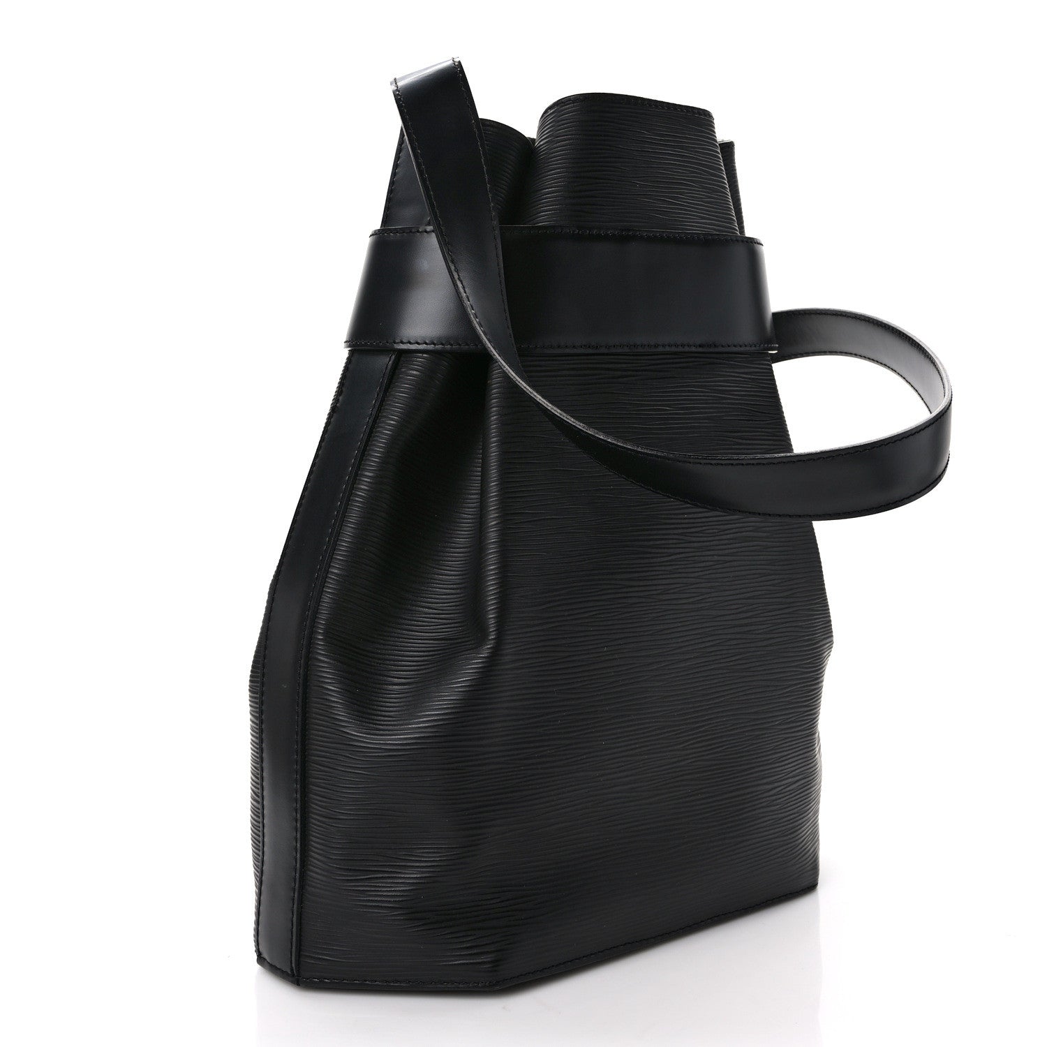 Louis Vuitton Epi Sac D'Epaule GM Black 3 of 12