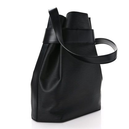 Louis Vuitton Epi Sac D'Epaule GM Black 3 of 12