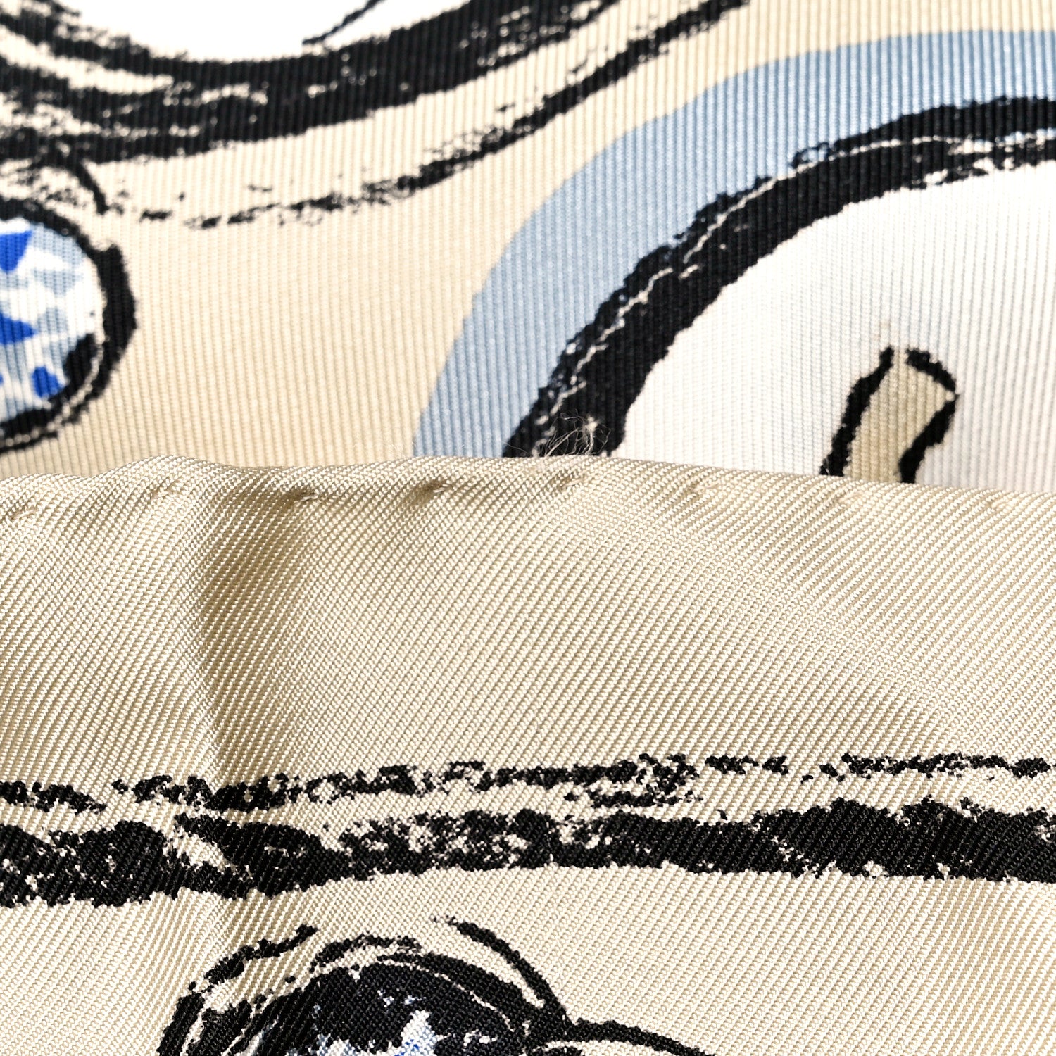 Chanel Silk Camellia CC Square Scarf 3 of 4