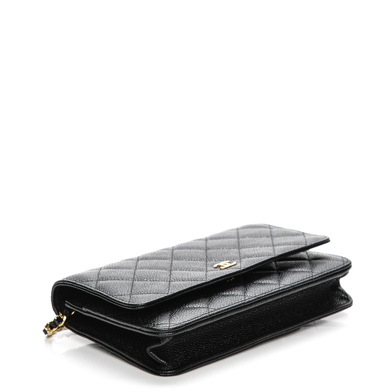 Chanel Caviar Quilted Wallet On Chain WOC Black 4 of 18