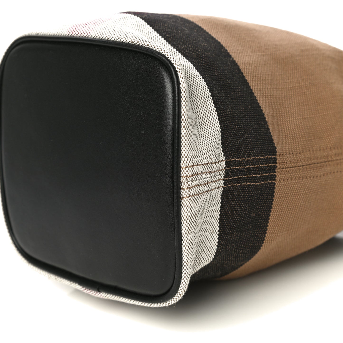 Canvas Mega Check Mini Ashby Tassel Crossbody Black