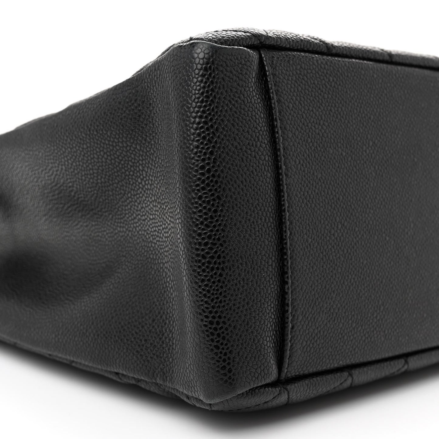 Caviar Quilted Grand Shopping Tote GST Black