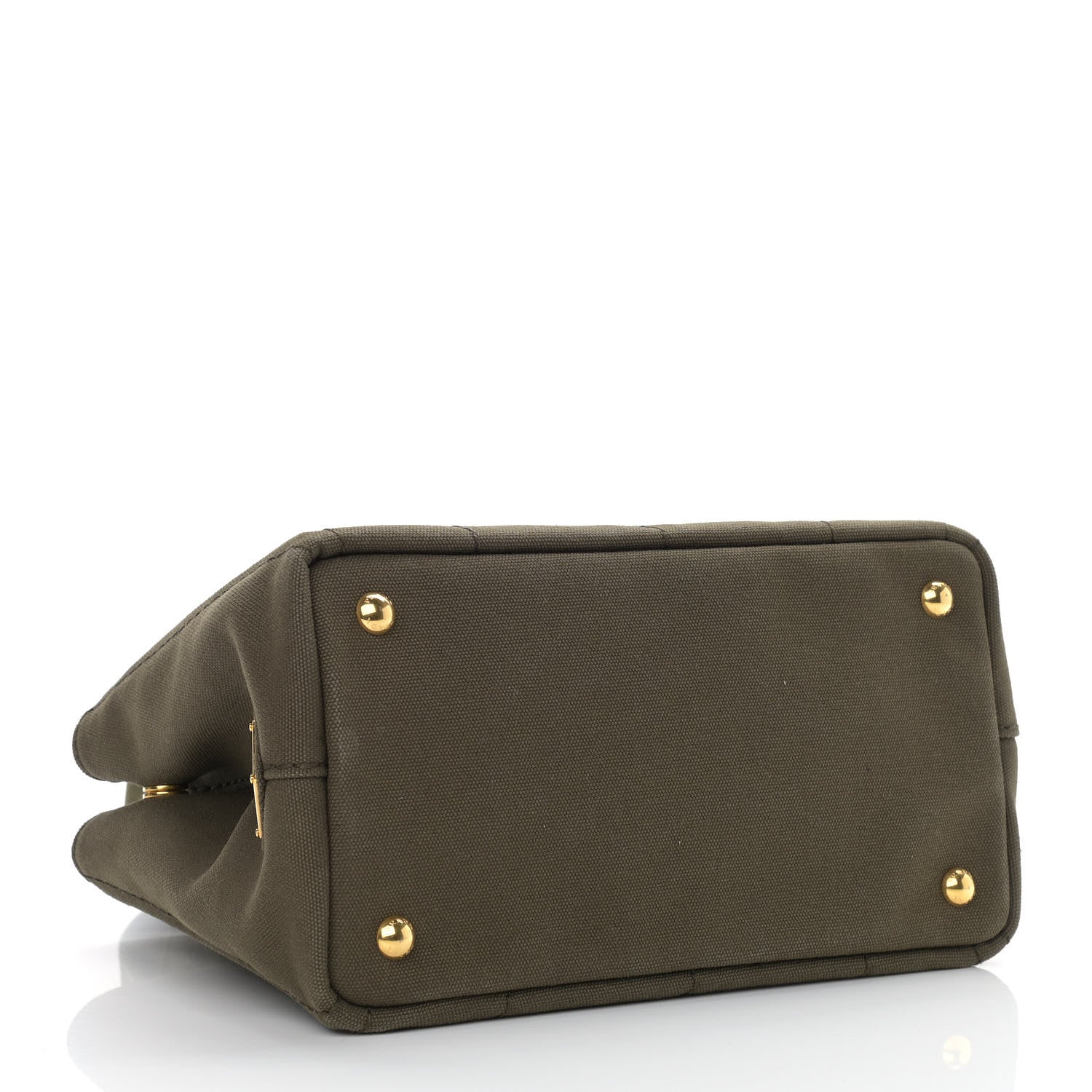 Prada Canapa Small Logo Tote Khaki 4 of 8