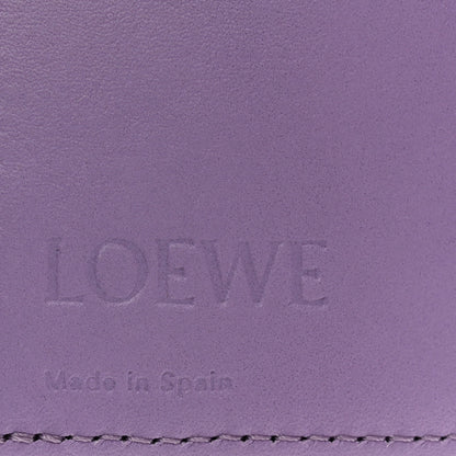 Loewe Pebble Grain Calfskin Anagram Small Vertical Wallet Light Mauve 6 of 8