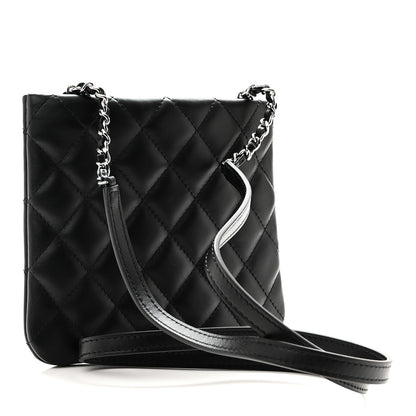 Chanel Lambskin Quilted Uniform Crossbody Bag Black 3 of 10