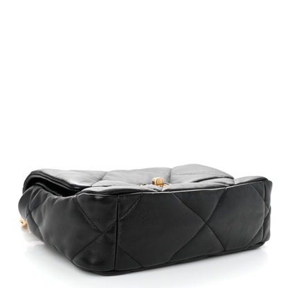 Chanel Lambskin Quilted Medium Chanel 19 Flap Black 4 of 10