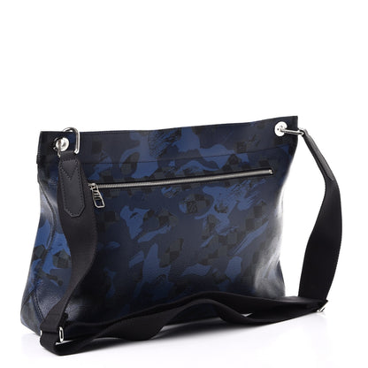 Louis Vuitton Damier Cobalt Camouflage Hunter Messenger Blue 3 of 7