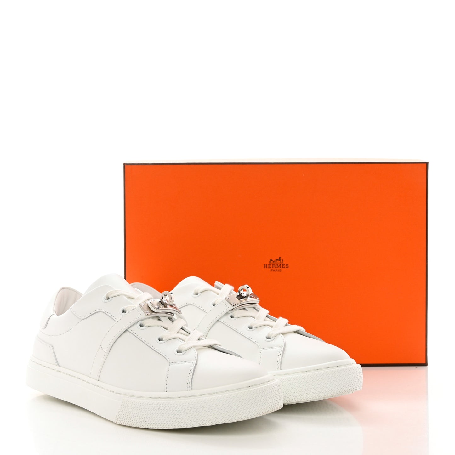 Calfskin Day Sneakers 40.5 White