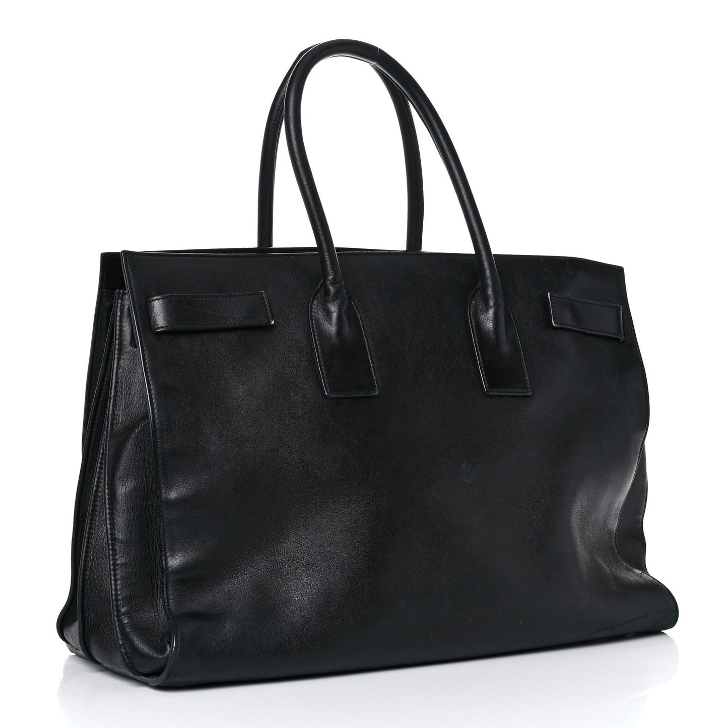 Calfskin Large Sac De Jour Carryall Black