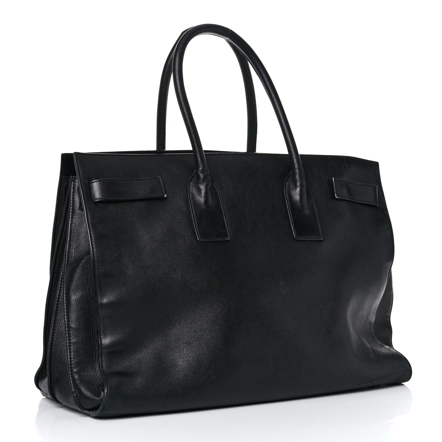 Saint Laurent Calfskin Large Sac De Jour Carryall Black 3 of 34