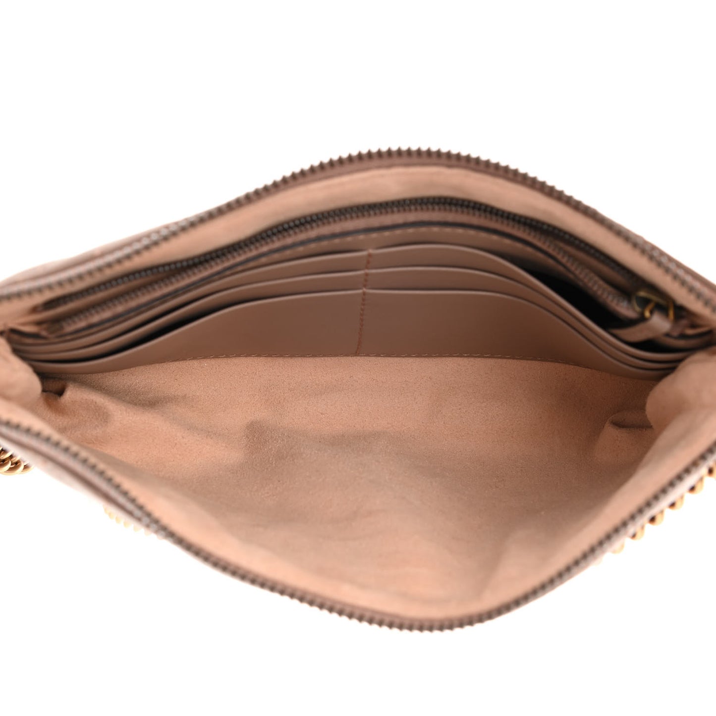Calfskin Matelasse Mini GG Marmont Chain Bag Porcelain Rose