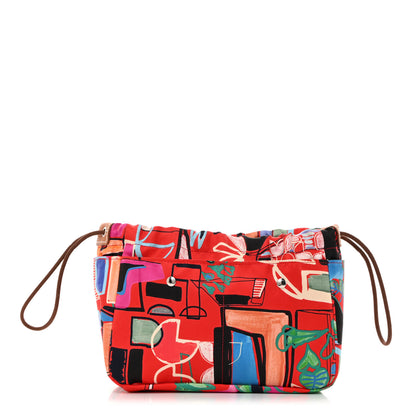 Hermes Silk Barenia Fourbi 20 PM Pouch 1 of 7
