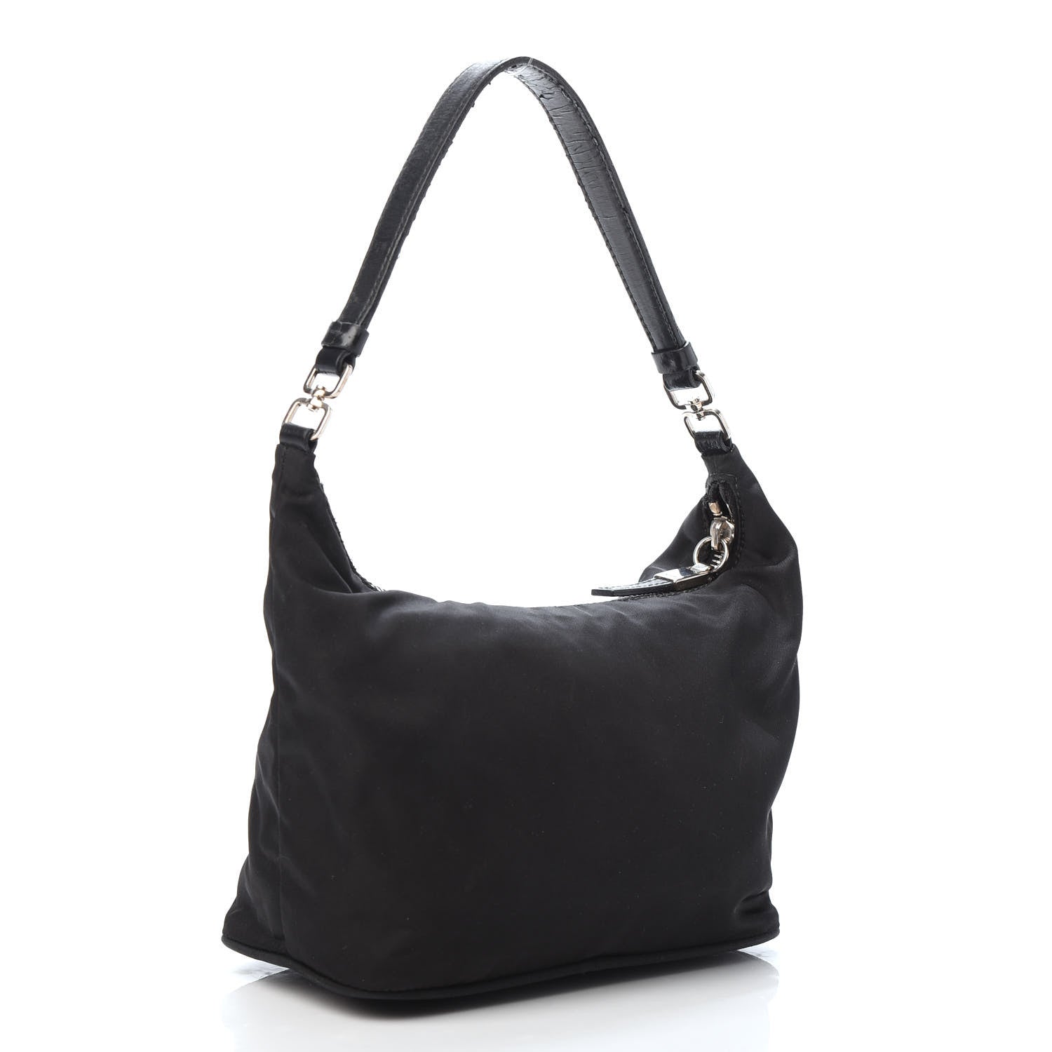 Prada Tessuto Nylon Pochette Bag Black 3 of 9