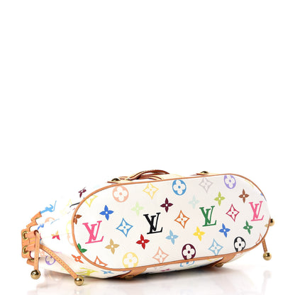 Louis Vuitton Monogram Multicolor Theda GM White 4 of 9