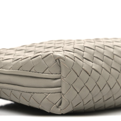 Bottega Veneta Nappa Intrecciato Nodini Crossbody Messenger Steel 11 of 12
