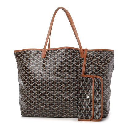Goyard Goyardine Saint Louis GM Black Gold 1 of 13