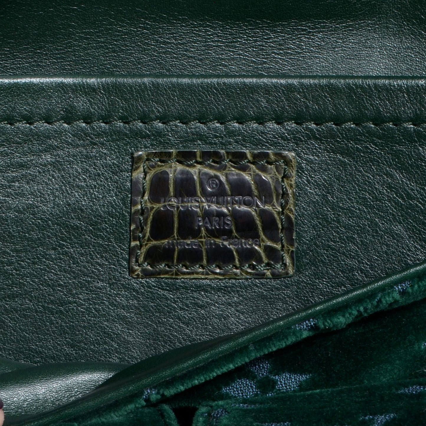 Monogram Velours Clyde Green