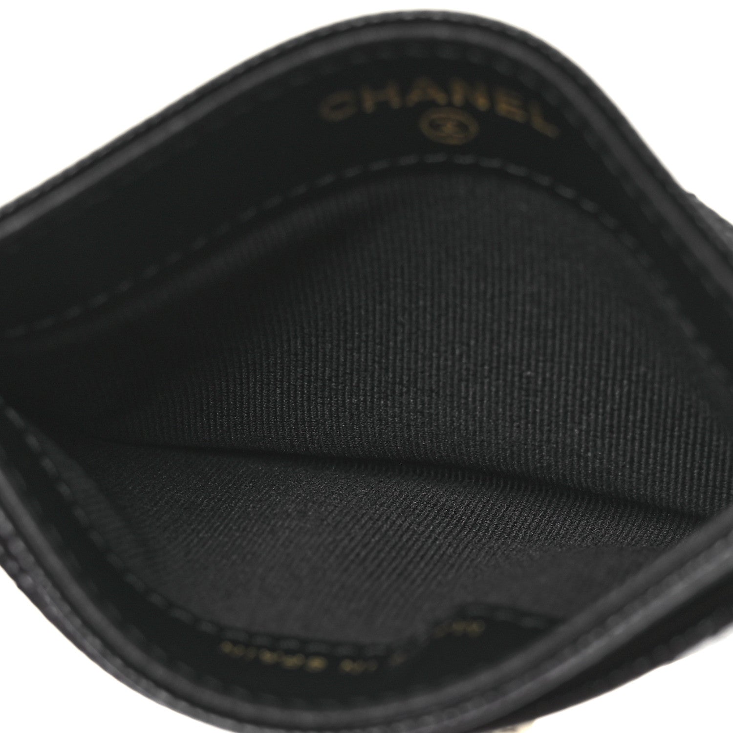 Chanel Caviar Quilted CC Card Holder Black 5 of 9