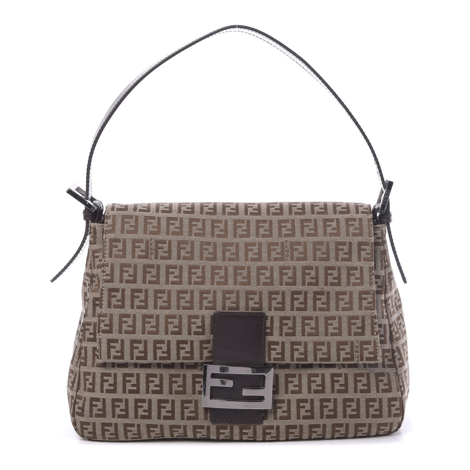 Fendi Zucchino Mama Baguette Brown 1 of 9