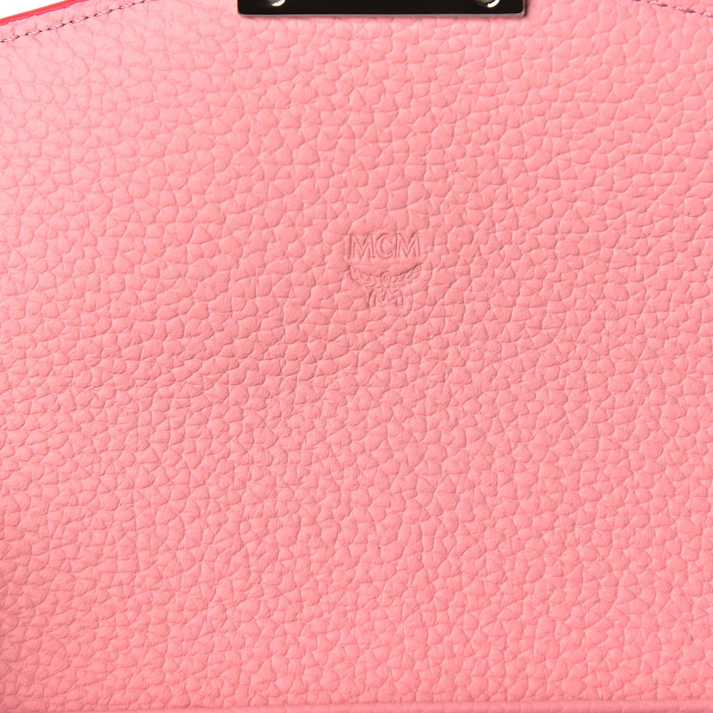 Calfskin Studded Patricia Wallet On Chain Pink