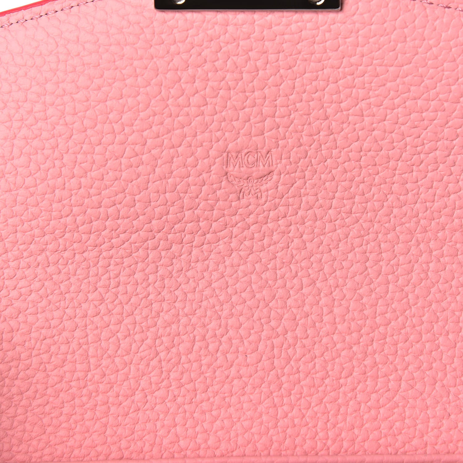 MCM Calfskin Studded Patricia Wallet On Chain Pink 6 of 10