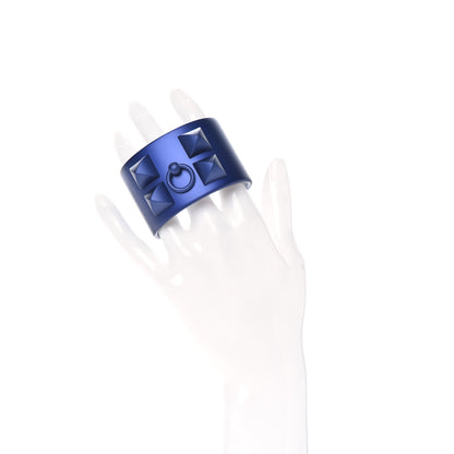 Hermes Aluminium Sunset Collier De Chien CDC Bracelet T2 Bleu Encre 2 of 5