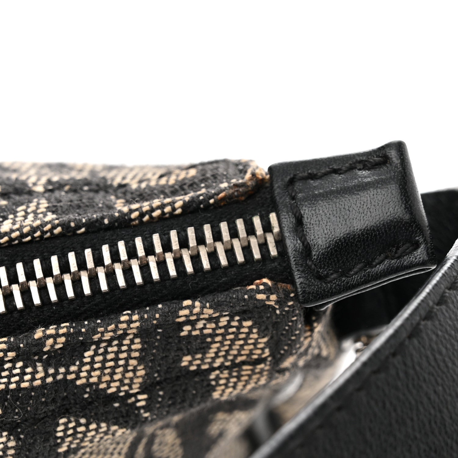 Christian Dior Monogram Shoulder Bag Pochette Black 11 of 12