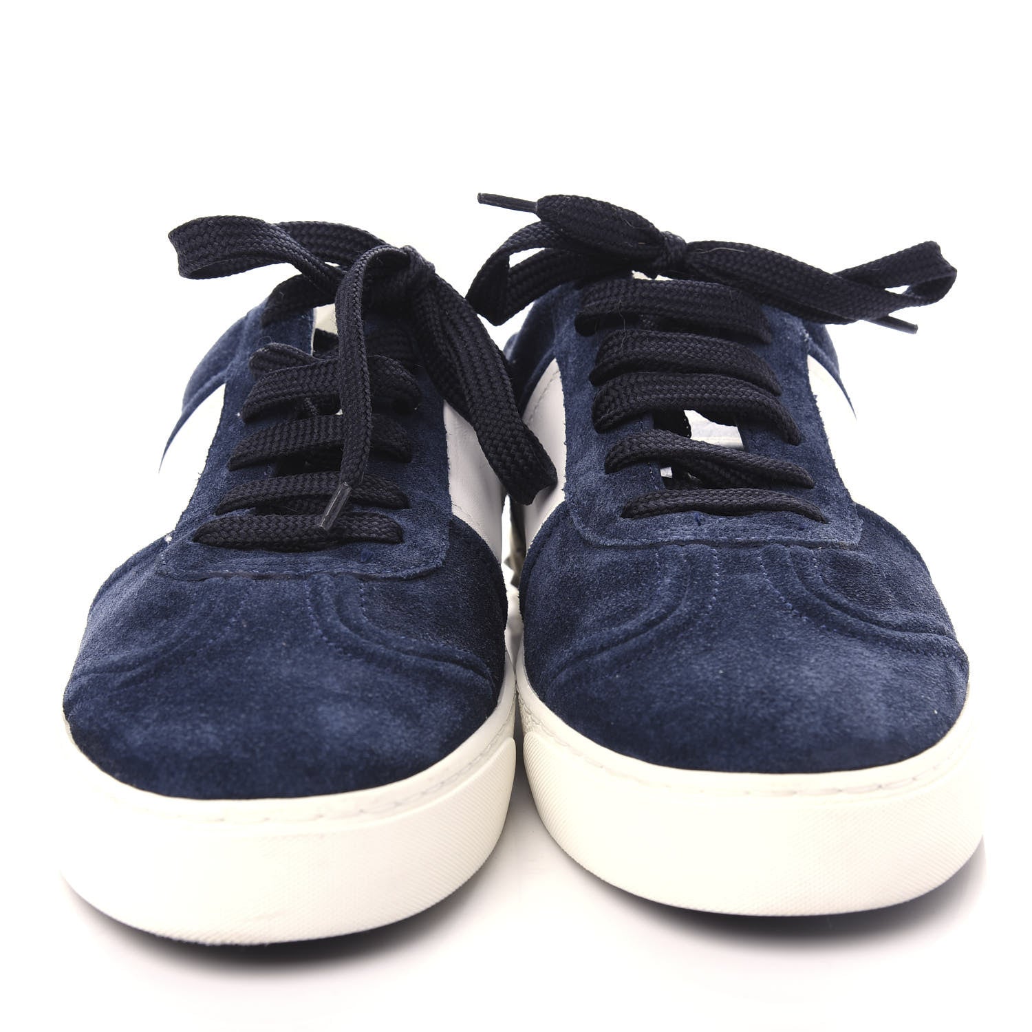 Valentino Garavani Suede Flycrew Sneakers 39.5 Marine White 5 of 10