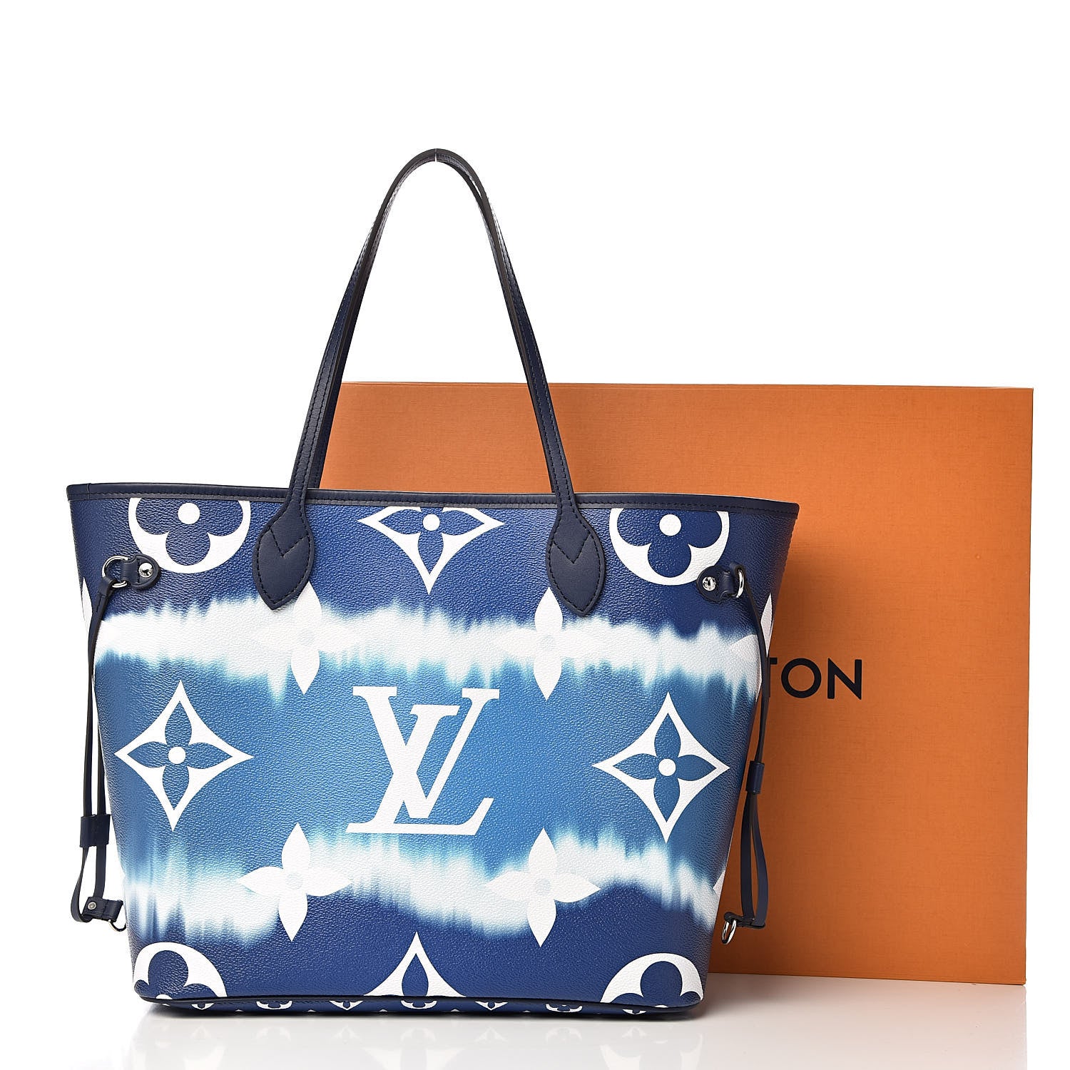 Louis Vuitton Monogram Escale Neverfull MM Blue 12 of 12