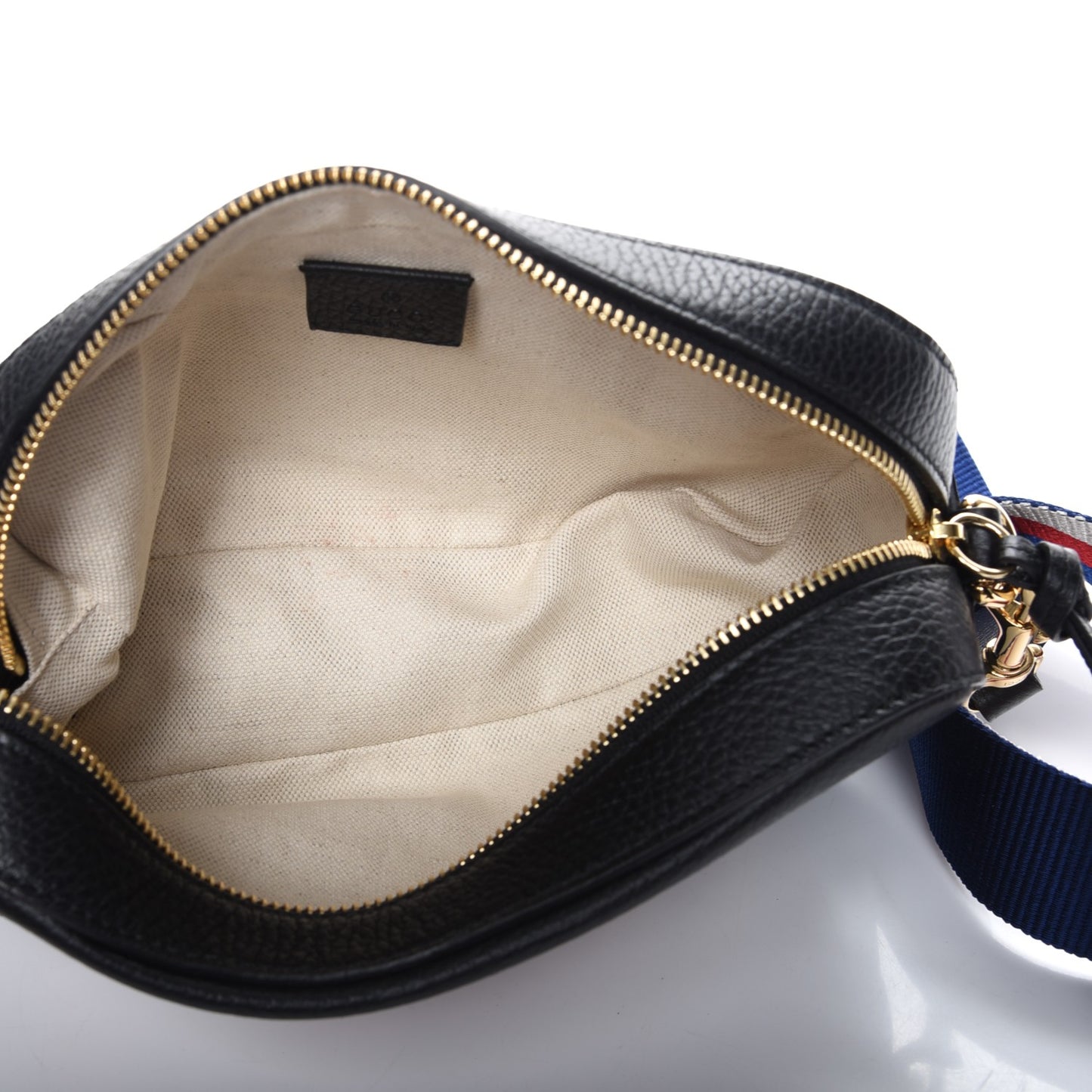 Grained Calfskin Sylvie Web Kingsnake Small Camera Bag Black Multicolor