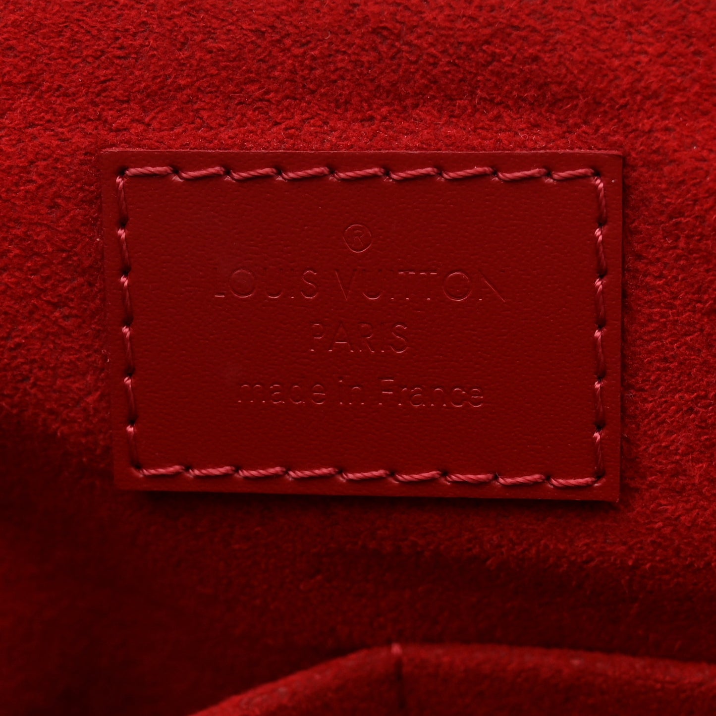 Damier Ebene Caissa Tote PM Cherry