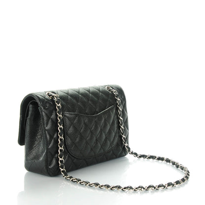 Chanel Caviar Quilted Medium Double Flap Black 3 of 8