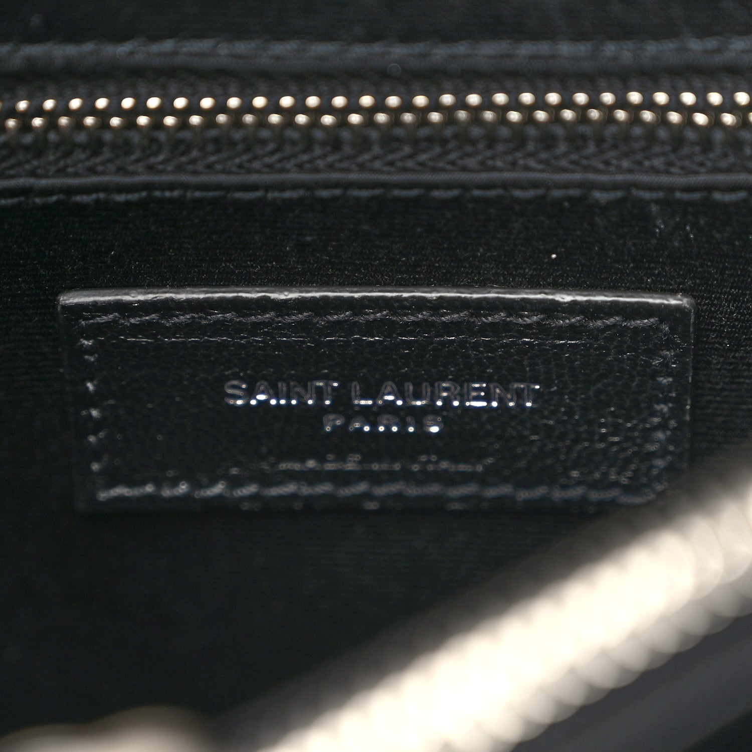 Saint Laurent Calfskin Y Quilted Monogram Medium Loulou Chain Satchel Black 6 of 10