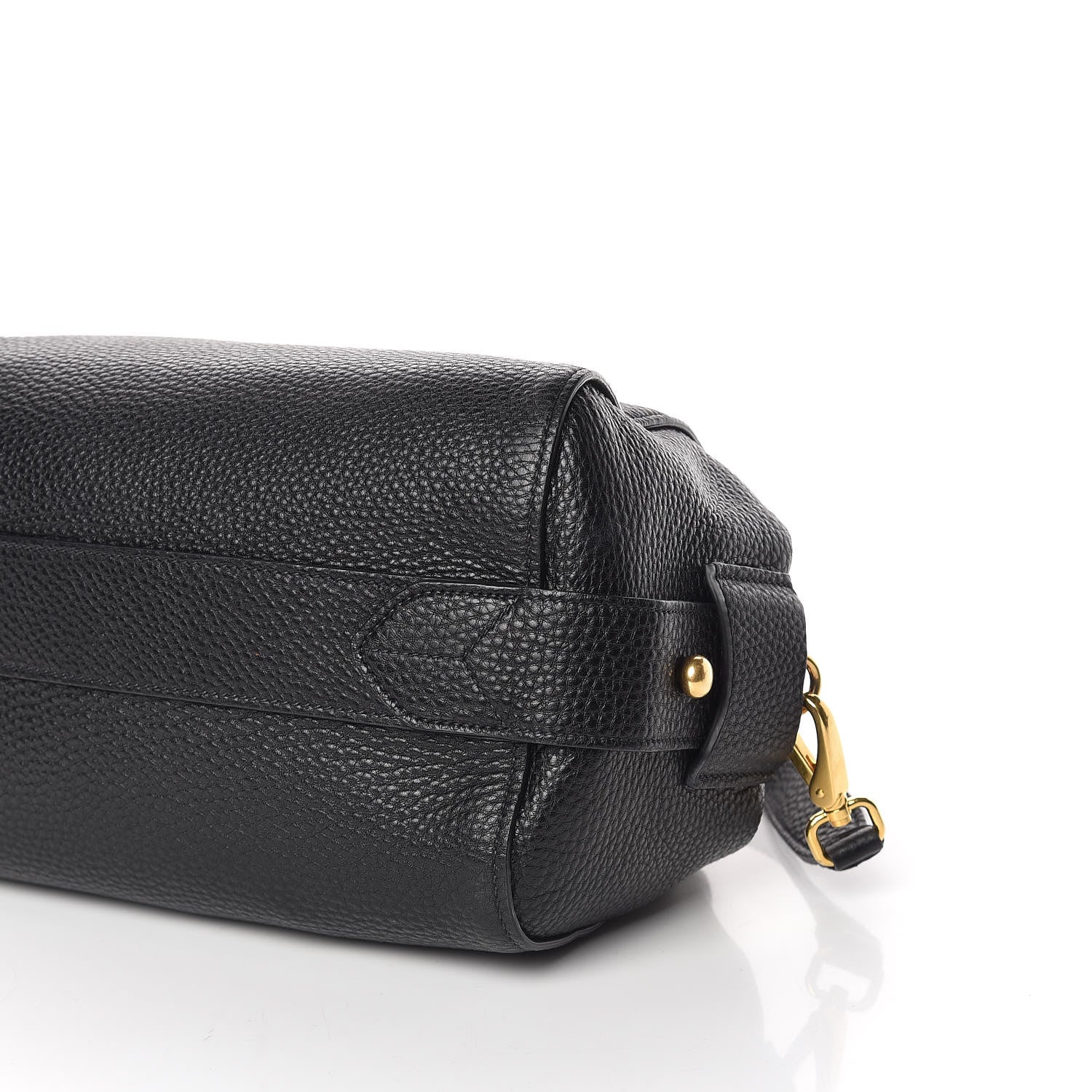 Prada Vitello Daino Satchel Black 7 of 10