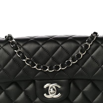 Chanel Lambskin Quilted Mini Rectangular Flap Black 8 of 15
