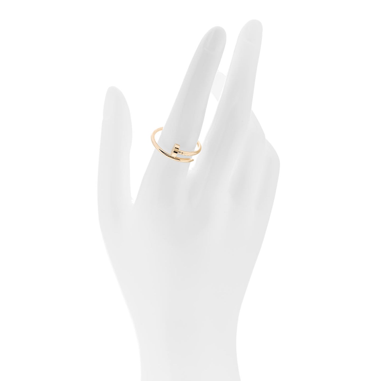 18K Yellow Gold Small Juste Un Clou Ring 58 8.25