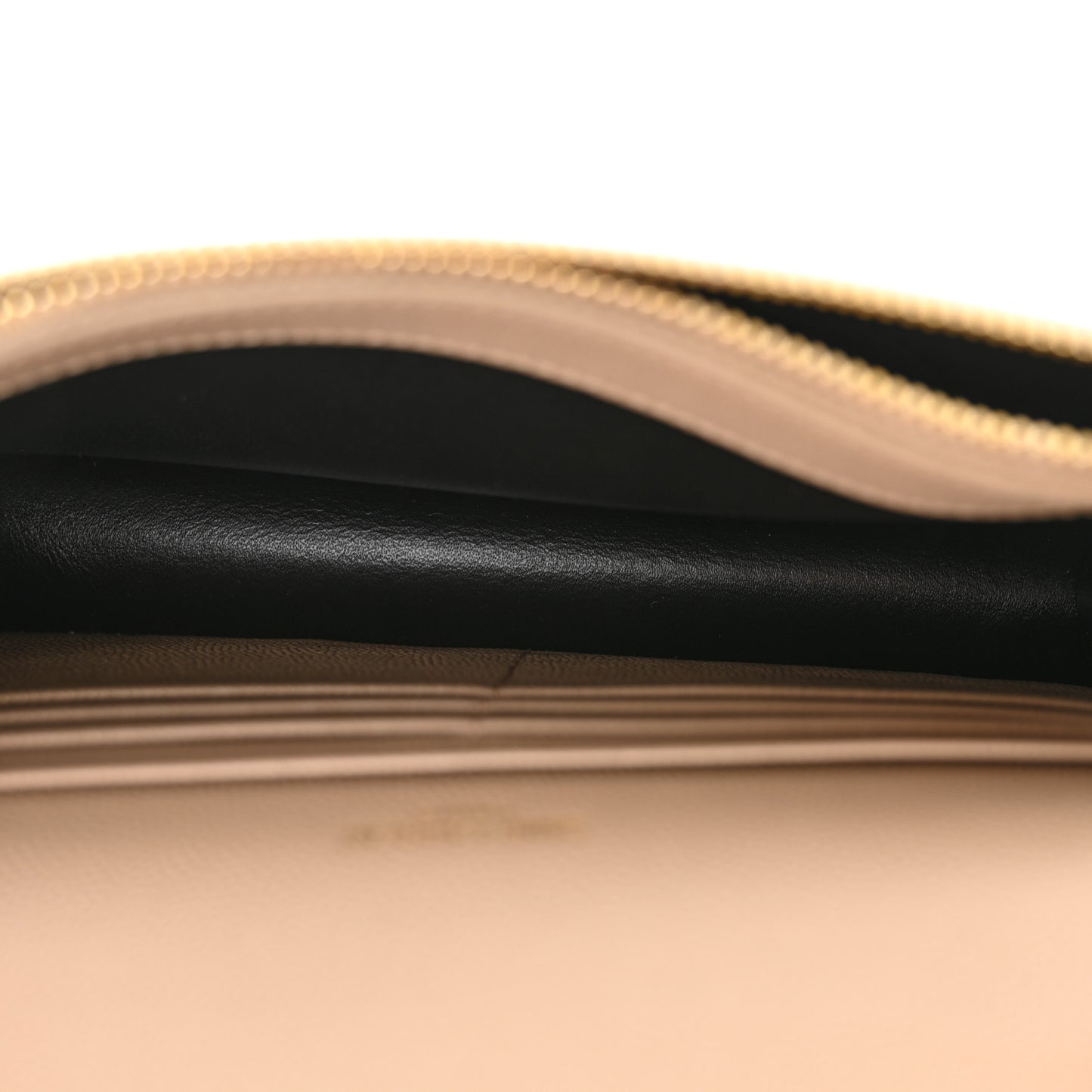 Grain De Poudre Classic Monogram Kate Tassel Chain Wallet Dark Beige