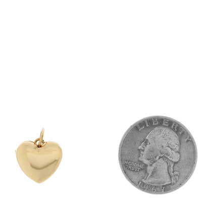Tiffany 18K Yellow Gold Heart Locket Pendant 2 of 4