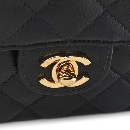 Chanel Caviar Quilted Mini Square Flap Black 10 of 12