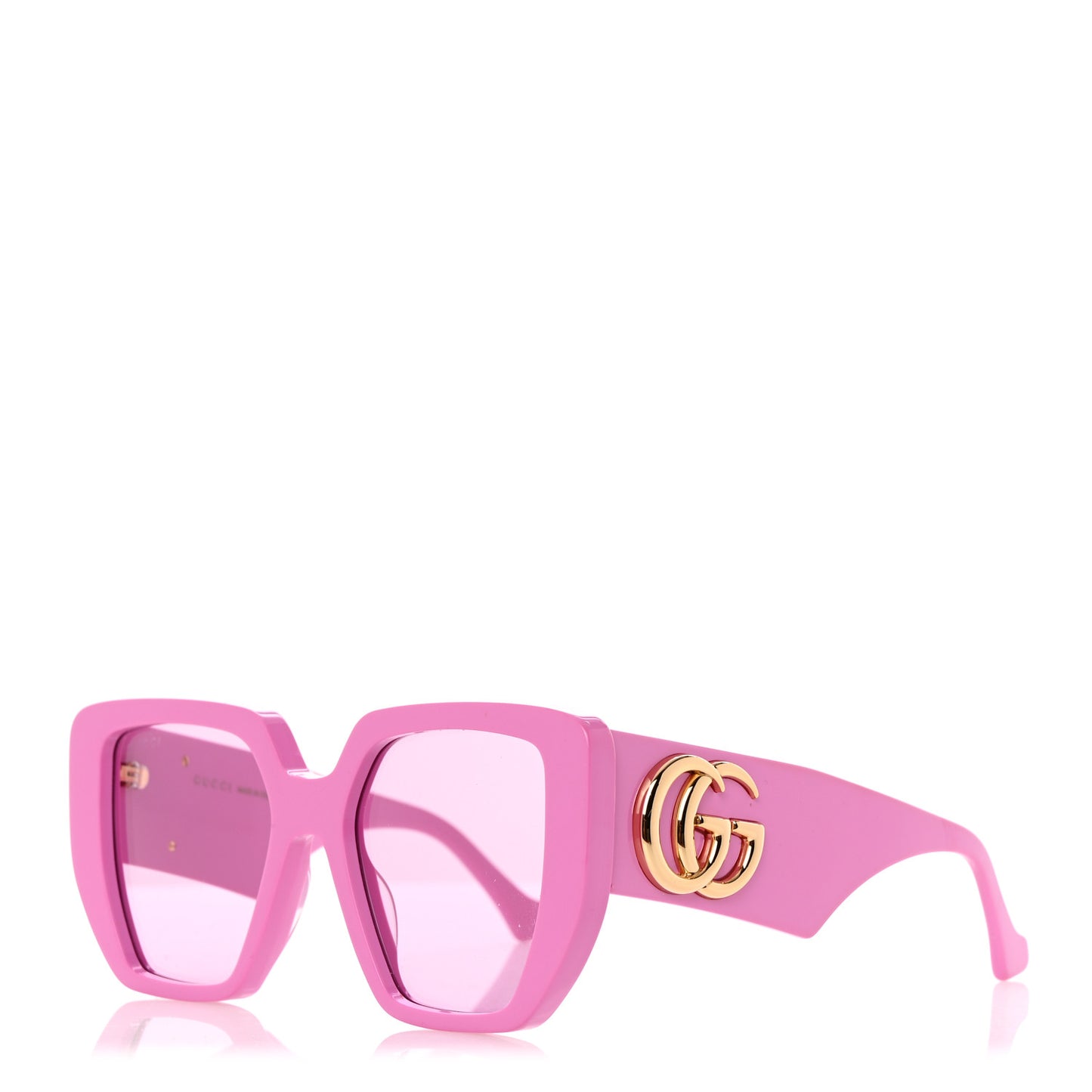 Acetate Square Frame Sunglasses GG0956S Pink