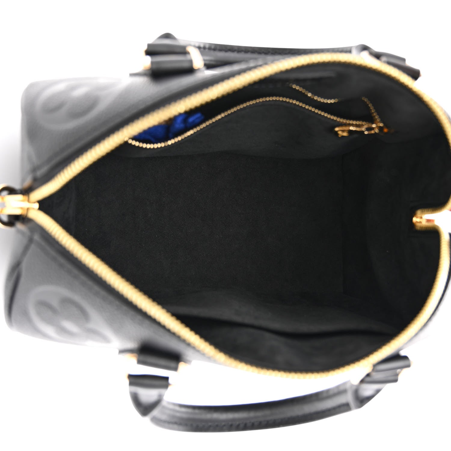 Louis Vuitton Empreinte Monogram Giant Speedy Bandouliere 25 Black 5 of 10
