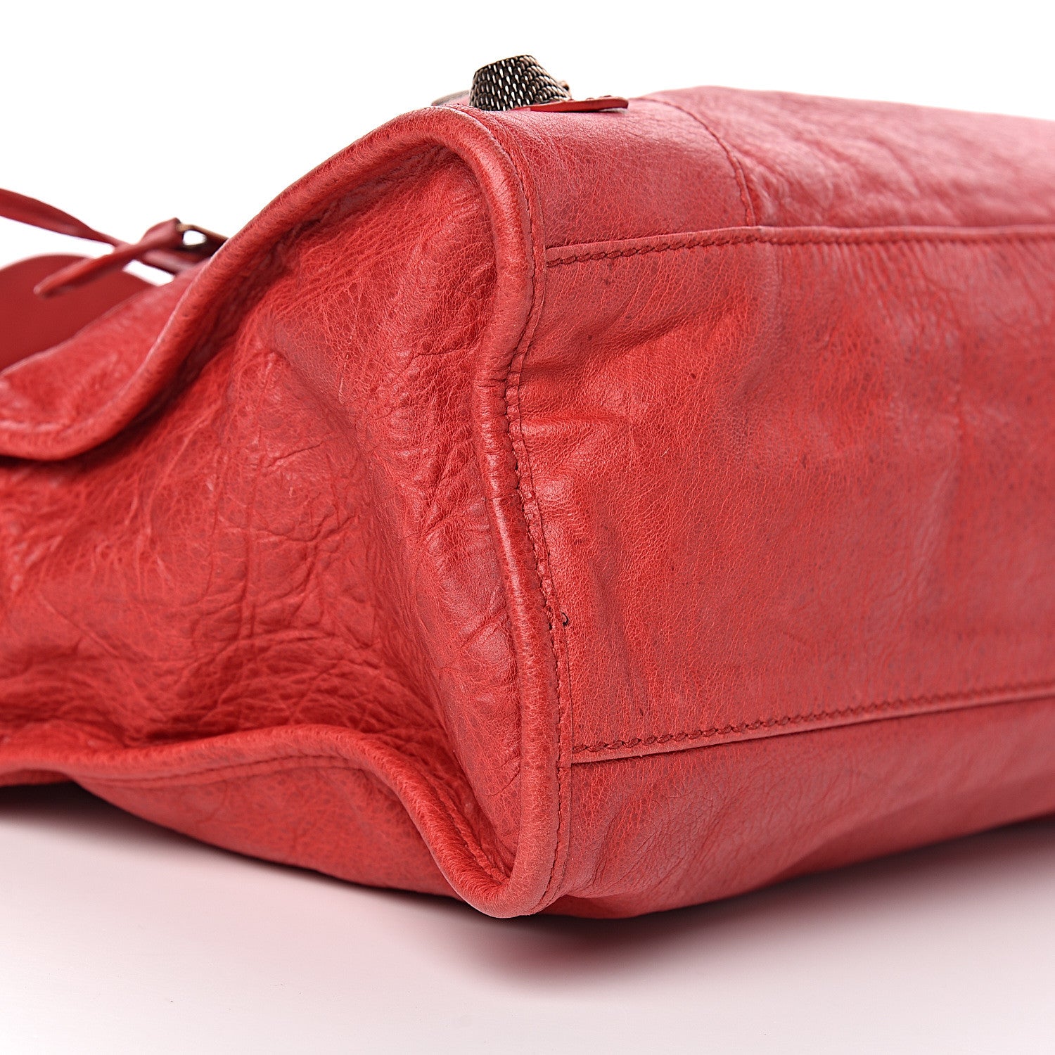 Balenciaga Agneau Giant 21 Rose Gold Hardware City Rouge Coquelicot 13 of 15
