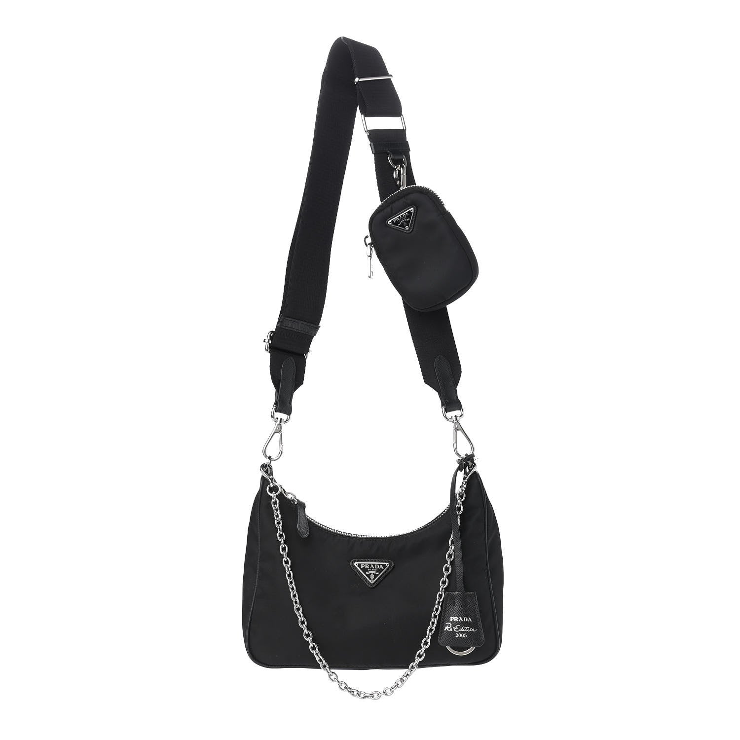 Prada Nylon Re-Edition 2005 Shoulder Bag Black 1 of 12